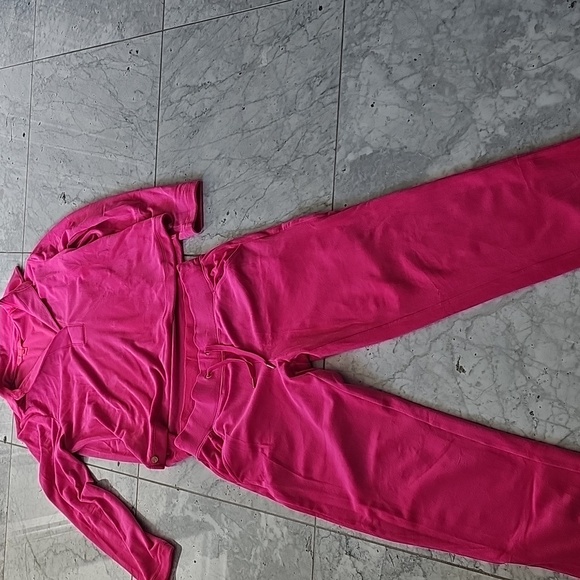 Women's Pink Velour Lounge Set LILY pulitzer - Picture 6 of 7